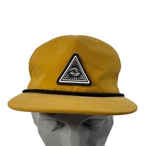 Richardson Outdoor 256 Rope Hat Mustard Yellow All Seeing Eye Snapback Cap